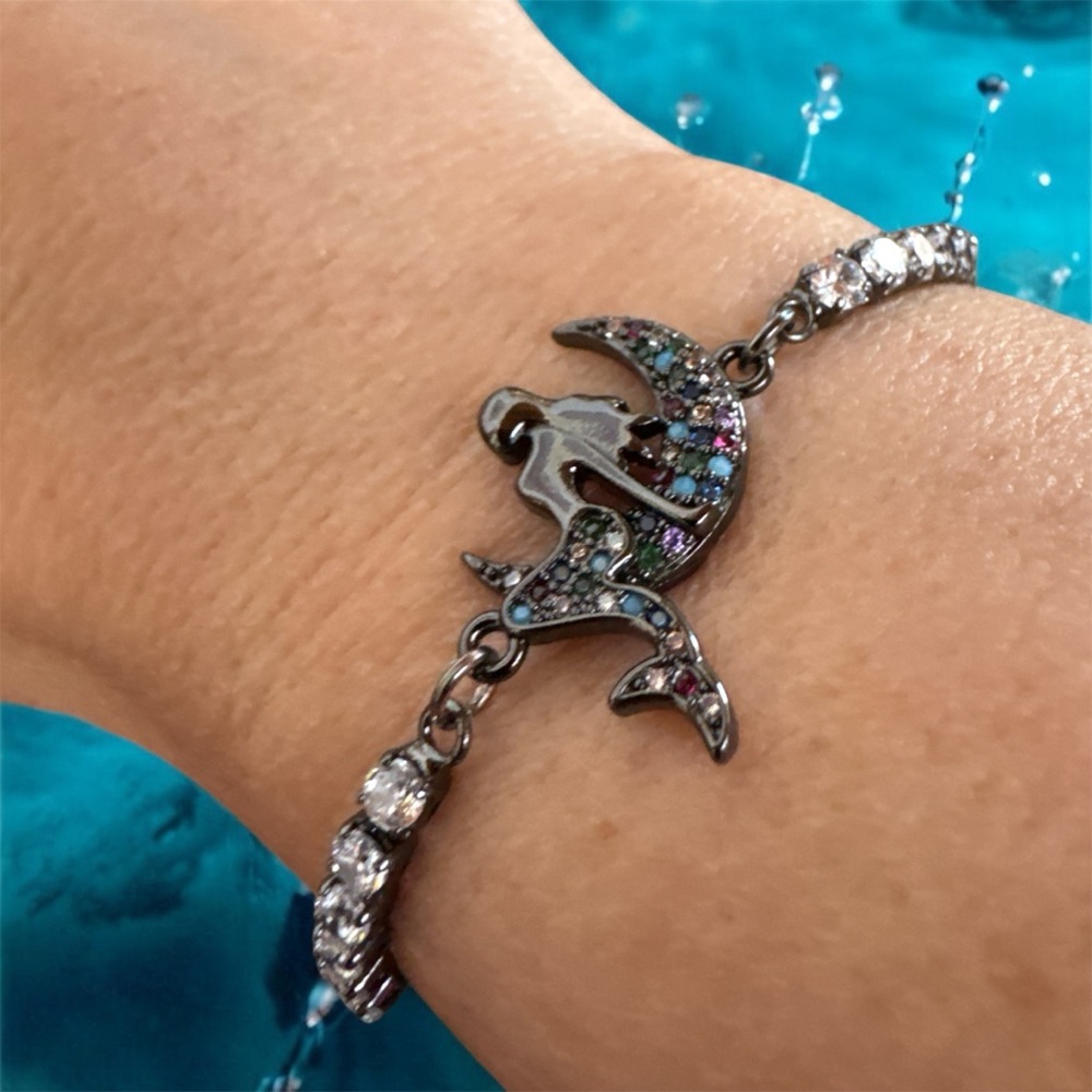 Magpie Pixiedust - Handmade Mermaid Moon adjustable bracelet